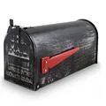 Produktbild: 14211/ US Mailbox Amerikanischer Briefkasten Schwarz Retro Vintage Retrolook
