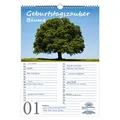 Produktbild: Geburtstagsplaner Geburtstagskalender Baumzauber DIN A3 Kalender Baum, Bäume und