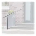Produktbild: Relaxdays Treppengeländer Edelstahl, für Drinnen und Draußen, 150 x 80 cm, mit Wandhaltern+Metalldübeln, Silber