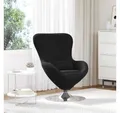 Produktbild: vidaXL Sessel Eiersessel Schwarz 63 x 73 x 90 cm Samt