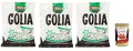 Produktbild: 3x Golia Farfallina Gummibonbons, Lakritzgeschmack, Süßigkeiten Bonbon einzeln in einem 160g + Italian Gourmet polpa 400g