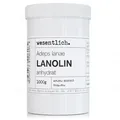 Produktbild: Lanolin Wollfett anhydrat 1000g - wasserfrei und kaum Geruch - von wesentlich.