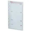 Produktbild: Ersatzeinlage BSB 02-0058 Kompakt A6 2026 Kalender  1 W/2 S Timer-Einlage