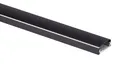 Produktbild: Kabelkanal Alu rund schwarz 115x3,7cm Kabelabdeckung Kabelschacht Außentauglich
