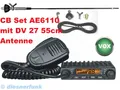 Produktbild: ALBRECHT AE 6110 VOX mini CB Funkgerät POWERZWERG im SET & DV 27 T Antenne 60cm