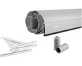Produktbild: Rollladenpanzer Schellenberg Komplettset System Maxi B 1100 x H 1300 mm grau