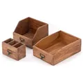 Produktbild: Design Delights Organizer-Set, Natur, Holz, 16x21x24 cm, Arbeitszimmer, Schreibtische