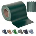 Produktbild: Sichtschutzstreifen Zaun 35 m x 19 cm inkl.20 Clips, Sichtschutz Zaunfolie PVC Sichtschutzstreifen Doppelstabmatten für Gartenzaun, Balkon/Diverse Farben