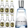 Produktbild: Gin Mare Mediterranean a 700 ml Gin 42,7% +6 Flaschen Thomas Henry Tonic a 200ml
