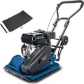 Produktbild: Scheppach Rüttelplatte Benzin HP1400S Verdichter Rüttler | 2PS | 50kg | 13kN Verdichtungsdruck | 25cm Verdichtungstiefe | inkl. Fahrwerk & Gummim...