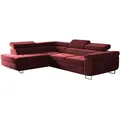 Produktbild: Kaiser Möbel Ecksofa, Rot, Textil, Füllung: Komfortschaum, einzeln stellbar, L-Form,L-Form, 275x202 cm, Wohnzimmer, Sofas & Couches, Wohnlandschaften, Ecksofas