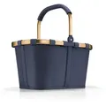 Produktbild: Reisenthel Einkaufskorb Carrybag midnight gold, Dunkelblau, Textil, 22 L, 48x29x28 cm, Nur In Filialen Erhältlich