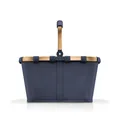 Produktbild: reisenthel carrybag Midnight Gold – Stabiler Einkaufskorb mit viel Stauraum und praktischer Innentasche – Elegantes und wasserabweisendes Design