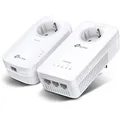 Produktbild: TP-Link Powerline AV1300 TL-WPA8631P KIT, 2 Adapter, bis 1300 MBit/s, mit Steckdose und WLAN