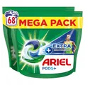 Produktbild: Ariel Allin1 PODS, Flüssigwaschmittel-Kapseln Universal+ Extra Geruchsabwehr 68 Waschladungen, Fasertiefe Reinheit und Geruchsneutralisierung