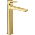Produktbild: hansgrohe Metropol Waschtisch-Einhebelmischer 32512990 Ausladung 204 mm, Push-Open Ablaufgarnitur, polished gold optic