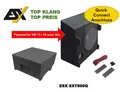 Produktbild: ESX SXT800Q Downfire Subbox Subwoofer 250W kompatibel mit VW T5, VW T6, VW T6.1
