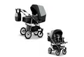 Produktbild: BabyMerc Zwillings-Kombikinderwagen City Twin 2 in 1 inkl. Sportsitze und Zubehör in 19 Farben