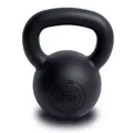 Produktbild: SUPRFIT - Econ Professional Kettlebell 16Kg - Pulverbeschichtete Kugelhantel aus massivem Gusseisen für Fitness, Crossfit & Krafttraining - Schwarze Kettlebells Hantel für Homegym und Fitnessstudios