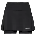 Produktbild: Head Tennisrock mit Innenhose Club Basic schwarz Damen, Größe: XL