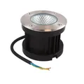 Produktbild: ENOVALITE LED Bodeneinbaustrahler 7W 490lm 3000K Warmweiß - Ø 100x80mm - IP67 - Edelstahl und Aluminium - befahrbar bis 2t - 230V Bodeneinbauleuchte Außenleuchte Bodenspot