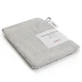 Produktbild: s.Oliver Waschlappen 16x21 cm - 100% Baumwolle, 600 g/m², weich & angenehm, Waschhandschuh hellgrau