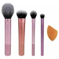 Produktbild: Real-Techniques Pinsel GesichtspinselEvery Day Essentials Brush Set Blush Brush RT 400 + Setting Brush RT 402 + Deluxe Crease Brush RT 300 + Expert Face Brush RT 200 + Miracle Complexion Sponge 1 Stk. (17,18 € / 1 Stk.)
