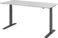 Produktbild: HAMMERBACHER Schreibtisch Sitz-Steh-Schreibtisch elektrisch 180x80cm Grau/Graphit