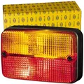 Produktbild: HELLA Rückleuchte - Glühlampe - 12V - Anbau/geschraubt - ECE - Lichtscheibenfarbe: rot/gelb - Stecker: Schutz-Kontakt-Stecker - links/rechts - Menge: 1 - 2SD 997 131-051