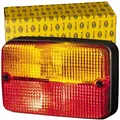 Produktbild: Rückleuchte - Glühlampe - 12V - Anbau/geschraubt - ECE - Lichtscheibenfarbe r...