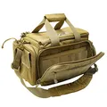 Produktbild: ProCase Taktisch Waffentasche, Deluxe Gepolstert Pistol Shooting Range Reisetasche Große Pistole Magazin Munition Waffen Zubehör Beutel fürJagd Schießstand Sport -Khaki