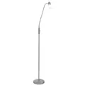 Produktbild: LED Standleuchte Stehlampe MAX nickelfarben Glas LEDs GU10 1x 4W Höhe 157cm
