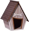 Produktbild: dobar Hundehütte Hundehütte XL Außenhundehütte isolierend Echtholz