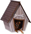 Produktbild: Große Hundehütte mit Spitzdach Hundehaus Hundebox Wetterfest Holz L Outdoor