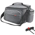 Produktbild: KLICKfix FAHRRAD-GEPÄCKTRÄGERTASCHE RACKPACK SPORT FÜR RACKTIME GRAU