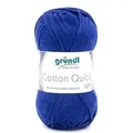 Produktbild: Wolle Cotton Quick 50 G Uni Marineblau Handarbeit - Gründl