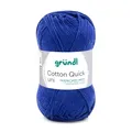 Produktbild: GRÜNDL WOLLE COTTON QUICK 50g MARINEBLAU LL 125 m 100% BAUMWOLLE 100G/5,58€