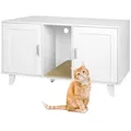 Produktbild: Relaxdays XXL Katzenschrank für Katzenklo Weiß
