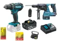 Produktbild: Makita Set 18V DDF482Z Akku-Bohrschrauber + DHR243Z Akku-Kombihammer + Zubehör