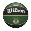 Produktbild: Wilson Basketball NBA TEAM TRIBUTE, MILWAUKEE BUCKS, Outdoor, Gummi, Größe: 7
