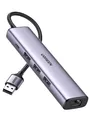 Produktbild: USB Hub Ethernet Adapter Gigabit LAN Adapter mit 3 USB 3.0 Ports 1000 Mbps US...