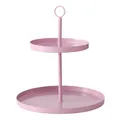 Produktbild: BOLTZE Etagere Samina (Farbe Hellrosa, aus Metall, 2-stöckig, Höhe 34 cm, Ø 30 cm, Deko, Minimalistisches Design, Etagenständer für Obst, Desserts, Snacks, Servierplatte) 2061233