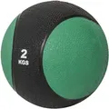 Produktbild: GORILLA SPORTS® Medizinball - 2kg Gewichte, mit griffiger Oberfläche, aus Gummi, Grün - Slam Ball, Gewichtsball, Trainingsball, Slamball - Grün