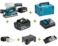 Produktbild: Makita DBO382Z Akku-Schwingschleifer 18V +1x Akku3Ah +Ladegerät +Koffer Makpac 3