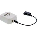 Produktbild: InLine® TAE Adapter, TAE-F Stecker an TAE NFF + RJ11 (6P4C) Buchse, 0,2m