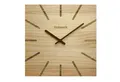 Produktbild: Holzwerk Wanduhr Eckige Designer Holz Quarzwanduhr (Nahezu lautloses Uhrwerk, analog, 25 cm)