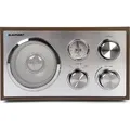 Produktbild: Blaupunkt RXN 180 Retro Designradio mit Bluetooth, Aux In, UKW FM Küchenradio, Kofferradio mit Holzgehäuse, Nostalgieradio mit Teleskopantenne, A... - Braun
