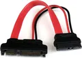 Produktbild: StarTech.com Slimline SATA auf SATA Adapter mit Strom Buchse/Stecker 15cm - SATA-Adapter - Serial ATA 150/300/600 - Slimline SATA (W)