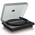 Produktbild: Lenco L-30BK Plattenspieler Riemenantrieb Holzgehäuse USB/PC-Encoding Schwarz