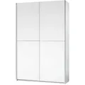 Produktbild: Schwebetürenschrank 2-türig  Hastings , weiß , Maße (cm): B: 125 H: 195,5 T: 38.0